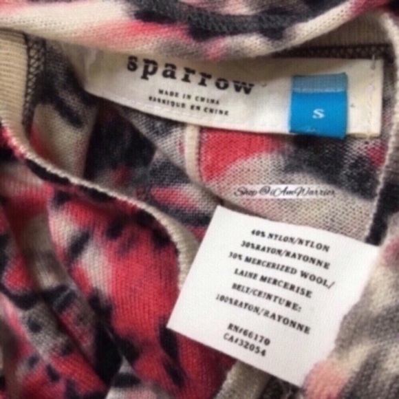 Anthropologie {Sparrow} belted print a-line dress *shop@iamwarrior - Picture 6 of 7